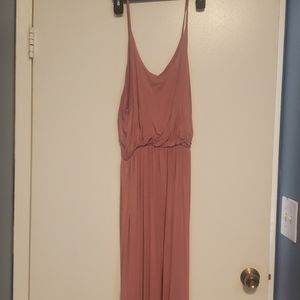 Pink maxi dress